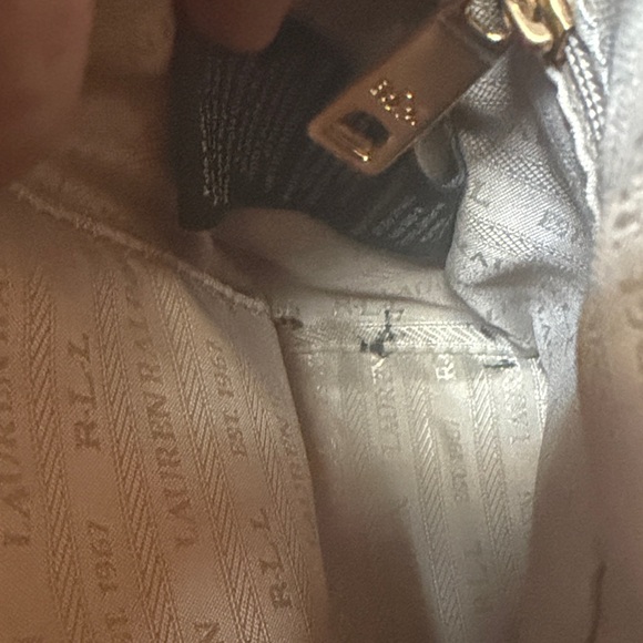 Gorgeous Ralph Lauren Snakeskin Embossed Leather Crossbody Bag - Brown - Picture 12 of 16